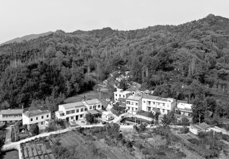 飞机隐藏地——卡房居畈林家湾（今属新县）。图片由信阳日报社提供
